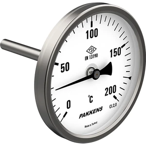 Ø 100 mm Pakkens 500 C° 25 cm Dalma Boylu Taş Fırın Bahçe Fırını Köy Fırını Lahmacun Pide Fırını Termometresi