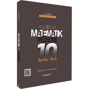 Marka Yayınları TYT Yeni Nesil Kontra Atak Tamamı Video Çözümlü Matematik 10 Deneme