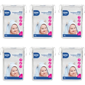 Wee Baby Bebek Temizleme Pamuğu 60'lı 6 Adet
