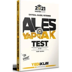 Yediiklim Yayınları ALES Sayısal Sözel Yetenek Çek Kopart Yaprak Test
