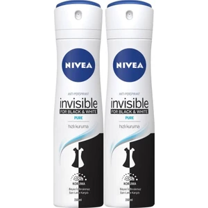 Kadın Sprey Deodorant Black&White Pure 150 ml X2 Adet
