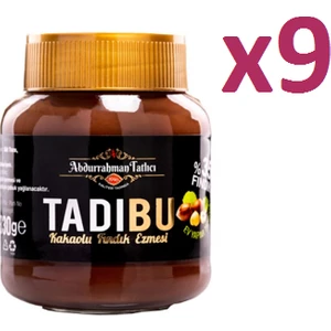 Abdurrahman Tatlıcı Tadıbu Kakaolu Fındık Ezmesi 330 gr 9'lu