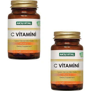 Aksu Vital C Vitamini 1250 Mg 60 Tablet x 2 Adet