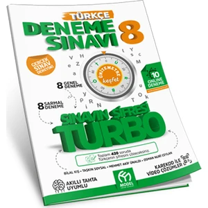 Model Eğitim Yayıncılık 8. Sınıf Türkçe Turbo Deneme Sınavı
