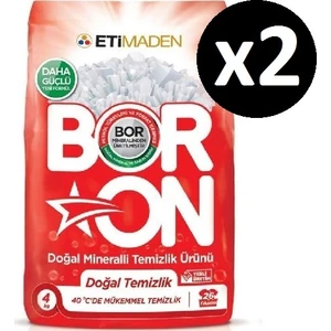 Doğal Mineralli Temizlik Ürünü Doğal Temizlik Beyazlar 4 kg x 2 Adet (52 Yıkama)