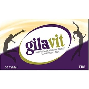 Gilavit Multivitamin Mineral Tablet Takviye Edici Gıda