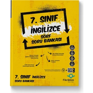 Fikribilim Yayınları 7. Sınıf Ingilizce Sörf Soru Bankası