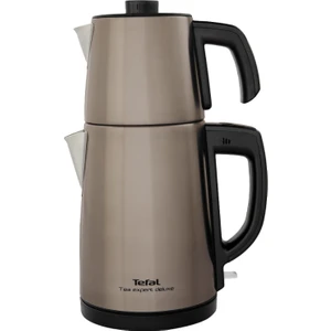 Tea Expert Deluxe Şampanya 1650 W Çelik Demlikli Çay Makinesi