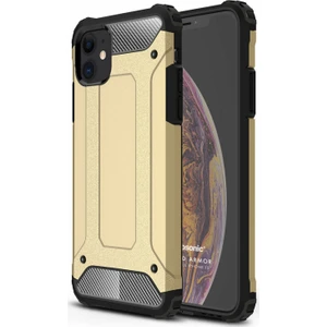 Apple iPhone 12 Kılıf Rugged Armor Gold