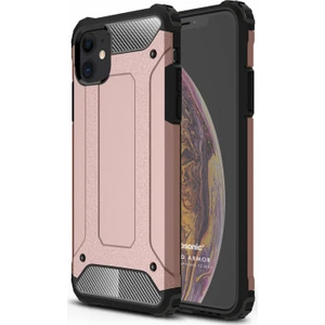 Apple iPhone 12 Mini Kılıf Rugged Armor Rose Gold