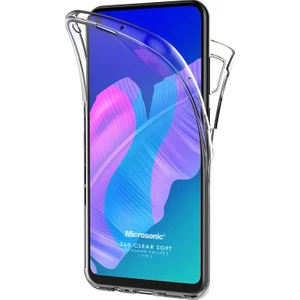 Huawei P40 Lite E Kılıf 6 Tarafı Tam Full Koruma 360 Clear Soft Şeffaf