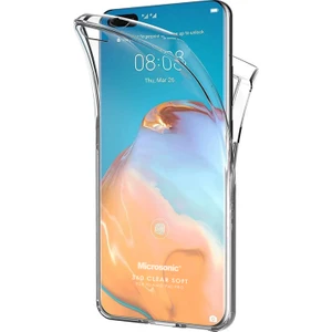 Huawei P40 Pro Kılıf 6 Tarafı Tam Full Koruma 360 Clear Soft Şeffaf
