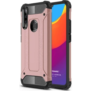 Huawei Y6P Kılıf Rugged Armor Rose Gold