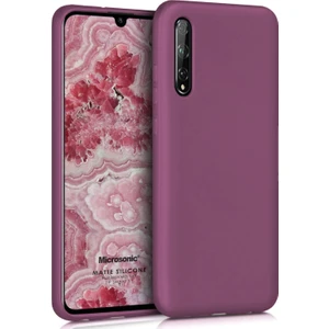 Matte Silikon Huawei P Smart S Kılıf Mor