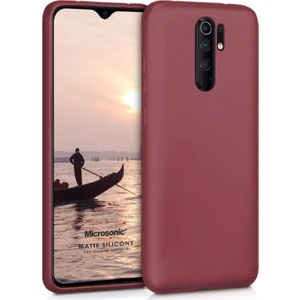 Matte Silikon Xiaomi Redmi 9 Kılıf Mor