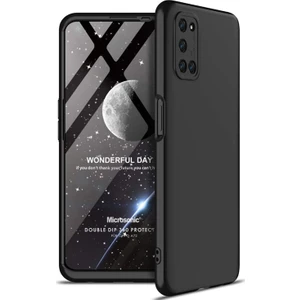 Oppo A72 Kılıf Double Dip 360 Protective Siyah