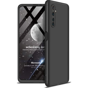 Realme 6 Pro Kılıf Double Dip 360 Protective Siyah