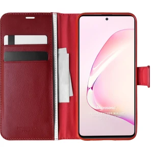 Samsung Galaxy Note 10 Lite Kılıf Delux Leather Wallet Kırmızı