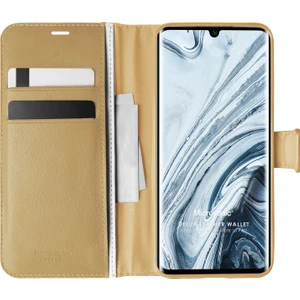 Xiaomi Mi Note 10 Pro Kılıf Delux Leather Wallet Gold
