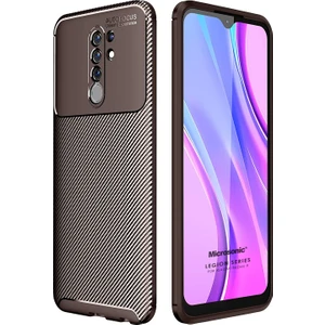 Xiaomi Redmi 9 Kılıf Legion Series Kahverengi