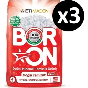 Doğal Mineralli Temizlik Ürünü Doğal Temizlik Beyazlar 4 kg x 3 Adet (78 Yıkama)