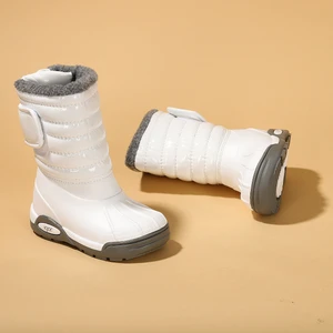 W10168 Topo Skı Charol Erkek Çocuk Su Geçirmez Yağmur Kar Botu