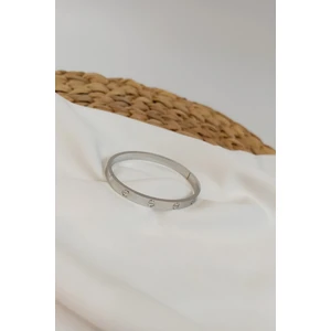 X-lady Accessories Çelik Kelepçe Bileklik Gümüş