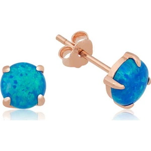 Gümüş Opal Taş Küpe