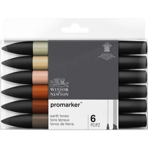 Winsor & Newton Promarker Toprak Tonları 6'lı Set