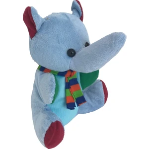Stuffed Toys Sevimli Peluş Fil Mavi 20 cm