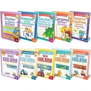 Akıllı Kodlama Ve Matematik Seti (10 Kitap)