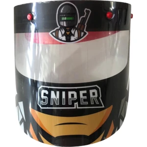 Gürbey Pazarlama Snıper Baskılı Çocuk İçin Koruyucu Siperlik