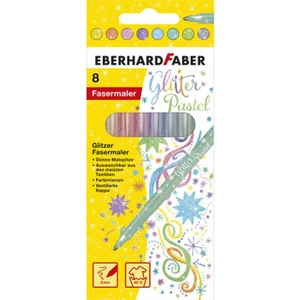 Eberhard Faber Glitter Simli Keçeli Kalem Seti 8 Renk