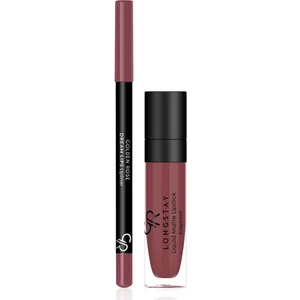 Golden Rose Matte Lip Kit - Rose Taupe - Likit Mat Ruj & Dudak Kalemi - 8691190433437