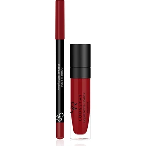 Golden Rose Matte Lip Kit - Scarlet Red - Likit Mat Ruj & Dudak Kalemi - 8691190432942