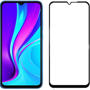 Tekno Grup Xiaomi Redmi 9C Tam Kaplayan 9H Fiber Nano Ekran Koruyucu Siyah