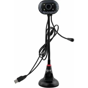 S-502 USB Digital Pc Camera Webcam W/ Mic LED Light