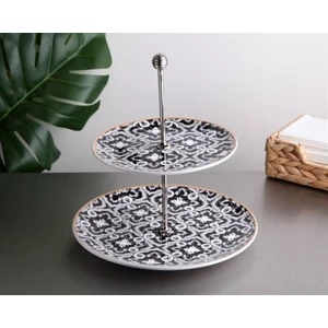 Siyah Helezon Katlı Kurabiyelik