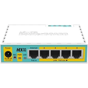 Hex Poe Lite RB750UPR2 Ethernet Router
