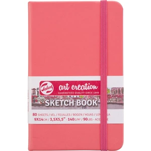 Sketchbook Sert Kapak Eskiz Çizim Defteri 9 x 14 cm A6 140 gr 80 Yaprak Pastel Coral