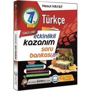 Çanta Yayınları Yayınları 7. Sınıf Türkçe Etkinlikli Kazanım Soru Bankası