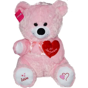 Tıkıl Ayı 57 cm Pembe
