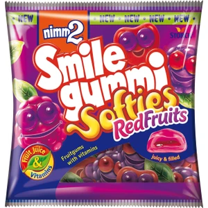 Smile Gummi Kırmızı Meyveler Aromalı Yumuşak Şekerleme 90gr