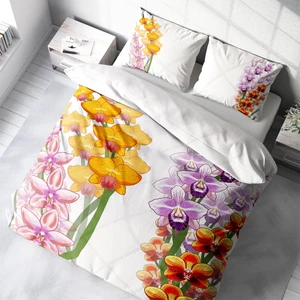 MonoHome Orchid 3D Pamuk Saten Çift Kişilik Nevresim Takımı