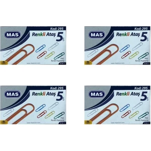 Mas 295 Renkli Dev Ataş 4'lü