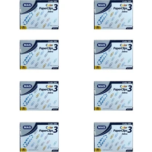 Mas Renkli Zebra Ataş 285 8'li