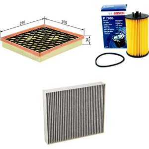 Filtre Bakım Seti Chevrolet Cruze 1.6 Benzinli Hava + Yağ F.+ Polen Sardes