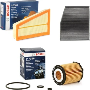 Filtre Bakım Seti Mercedes W246 B180 C117 Cla 200 2012+ Hava + Yağ F.+ Polen Bosch