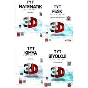 3D Yayınları TYT Sayısal 4'lü Soru Bankası Seti