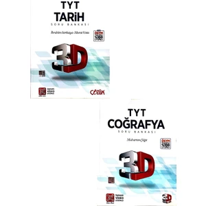 3D Yayınları TYT Tarih, Coğrafya Soru Bankası Seti